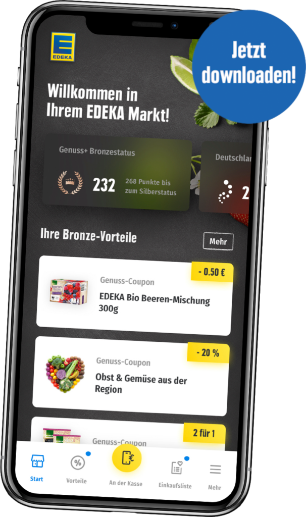 Edeka App Willkommen